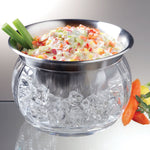 Prodyne Iced Dip Stainless Steel & Acrylic Dip Cup