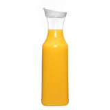 Prodyne Square Acrylic Juice Jar, 56 Ounce, Gray