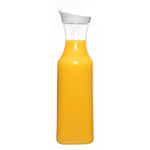 Prodyne Square Acrylic Juice Jar, 56 Ounce, White