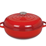 Kuchenprofi Provence Enameled Cast Iron Casserole, 11" dia., 4.1 qt