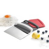 Kuchenprofi Scraper 3 Pc Set: Dough Cutter, Curved Edge And Flat Edge Scraper