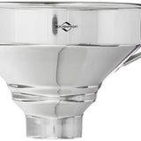 Kuchenprofi Funnel with Mesh Filter, Stainless Steel, 5-Inch Diameter
