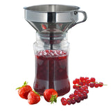 Kuchenprofi Funnel with Mesh Filter, Stainless Steel, 5-Inch Diameter