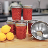 Kuchenprofi Wide Mouth Canning Funnel, Stainless Steel, 5.5-Inch Diameter