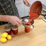Kuchenprofi Wide Mouth Canning Funnel, Stainless Steel, 5.5-Inch Diameter