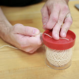 Kuchenprofi Kitchen Twine with Acrylic Twine Dispenser, Includes 164 Feet of Cooking and Baking String