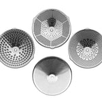 Kuchenprofi Stainless Steel Food Mill, Large, 18/10 Stainless Steel, 4 Interchangeable Discs, Strainer for Sauce