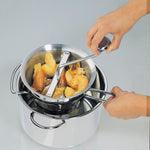 Kuchenprofi Stainless Steel Food Mill, Large, 18/10 Stainless Steel, 4 Interchangeable Discs, Strainer for Sauce
