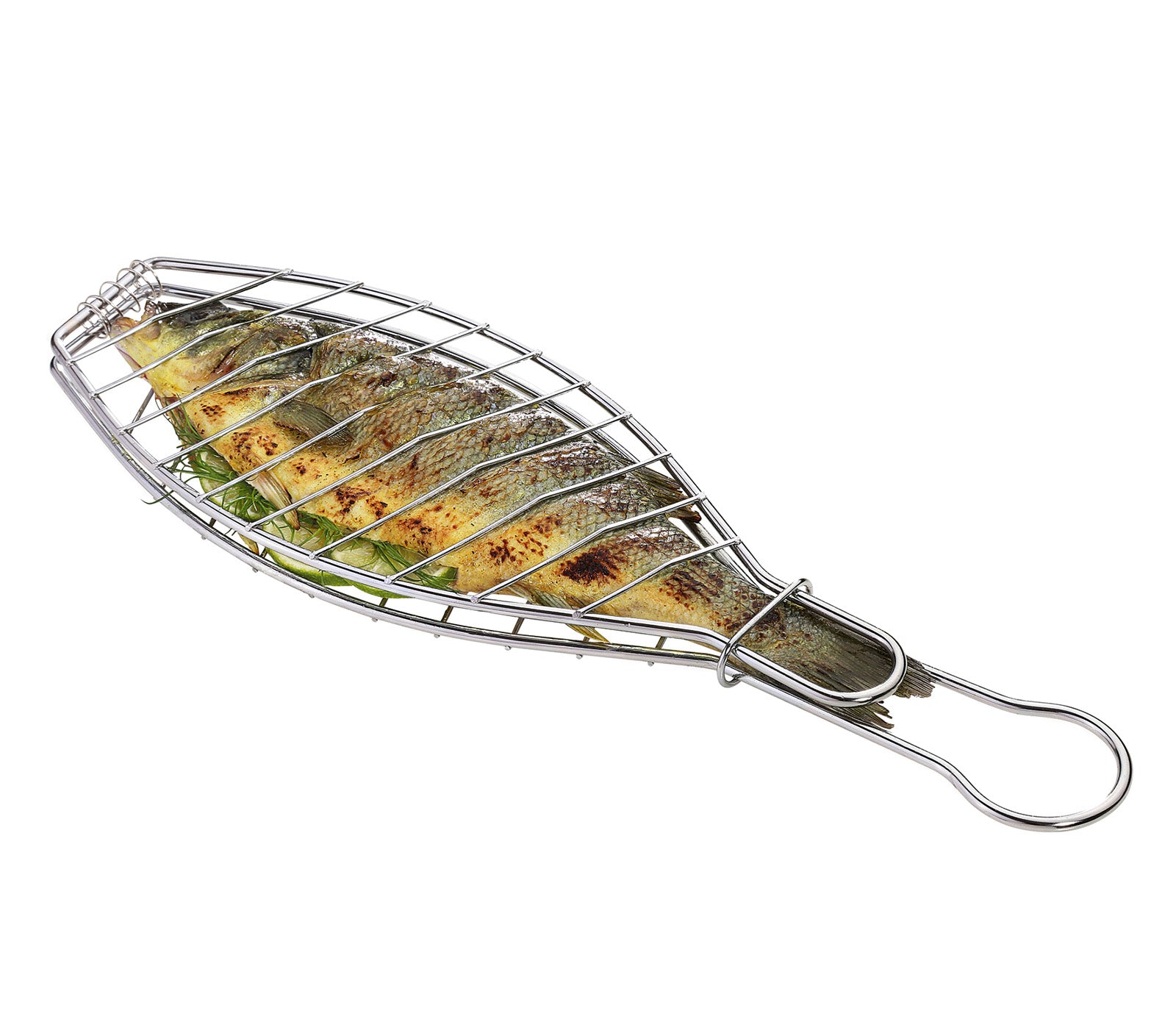 Kuchenprofi BBQ Grill Fish Basket, Extra Large