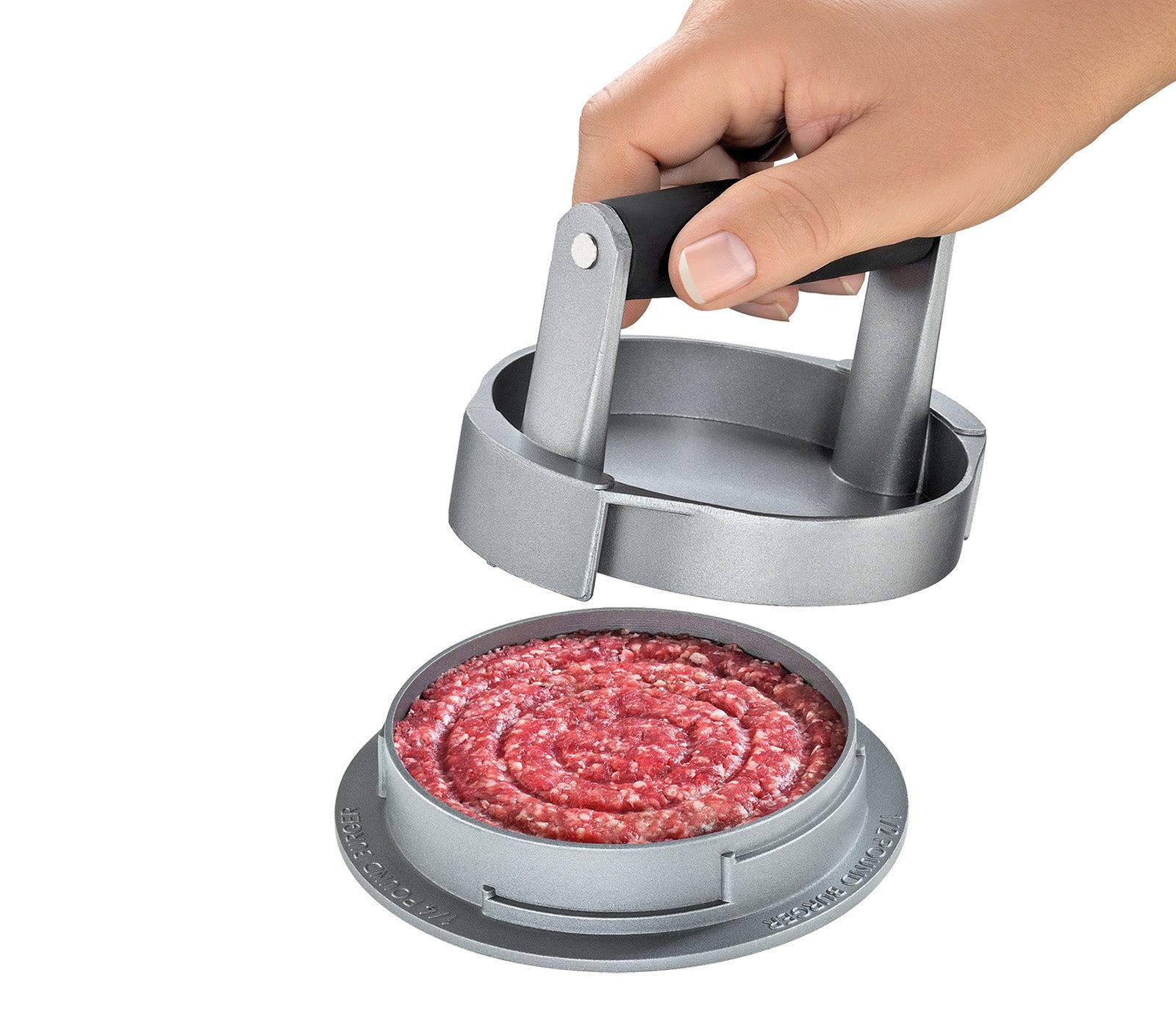 Kuchenprofi Trio Burger Press, Gray