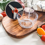 Kuchenprofi Push Fruit and Vegetable Multi Chopper, 3.4-Inch Diameter
