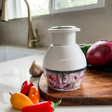 Kuchenprofi Push Fruit and Vegetable Multi Chopper, 3.4-Inch Diameter