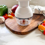 Kuchenprofi Push Fruit and Vegetable Multi Chopper, 3.4-Inch Diameter