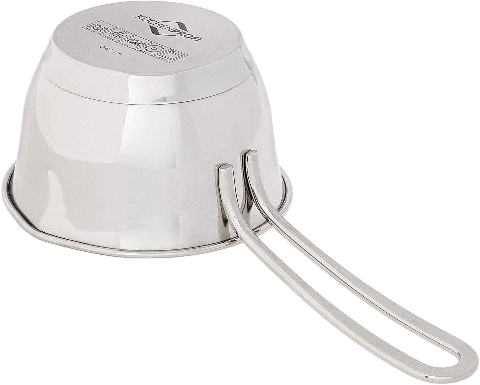Kuchenprofi Saucepan w/ Clad Bottom, 0.26 qt., 4-Inch Diameter