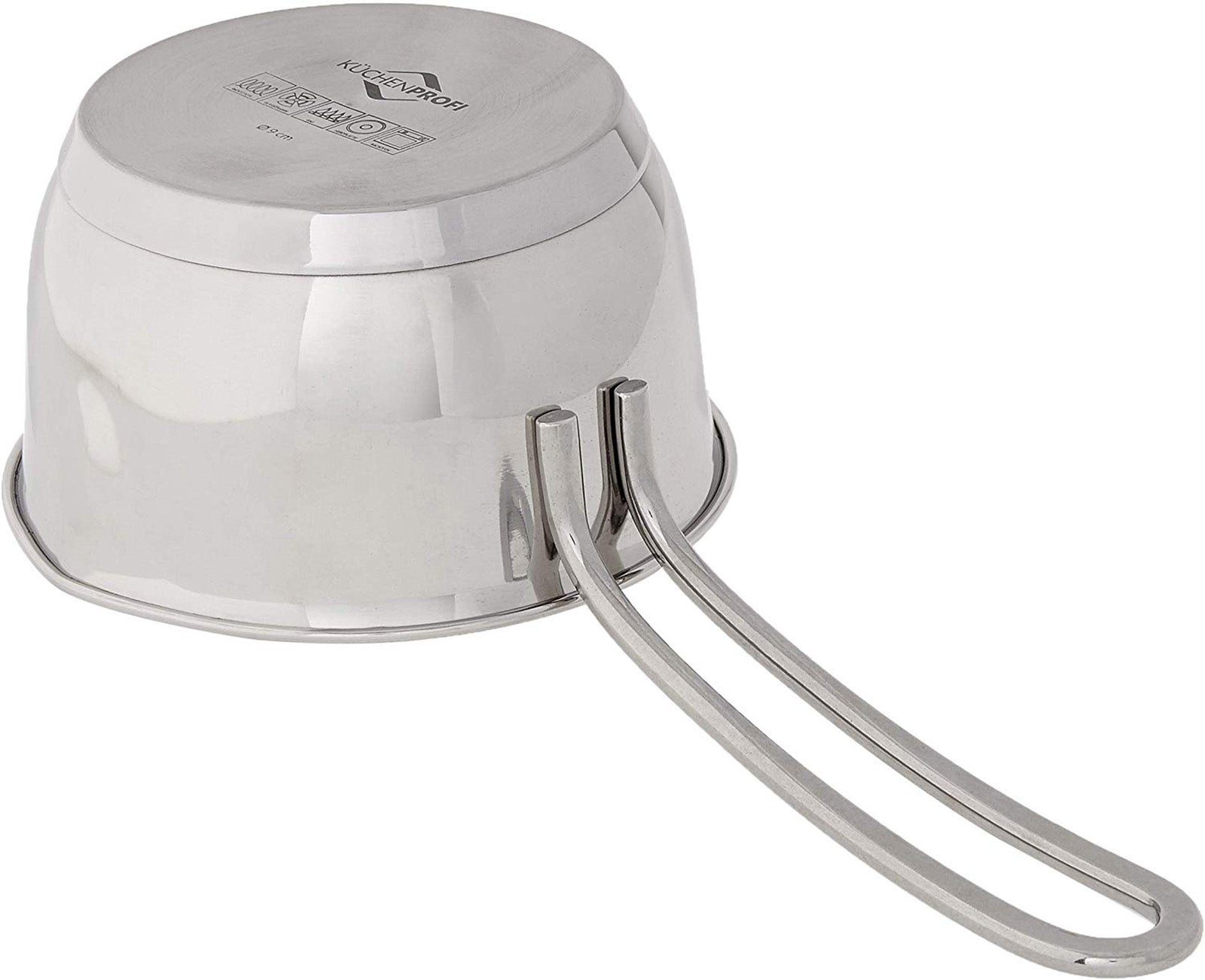 Kuchenprofi Saucepan w/ Clad Bottom, 0.5 qt., 5-Inch Diameter