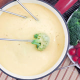 Swissmar Lugano 9 Piece Fondue Set, Cherry