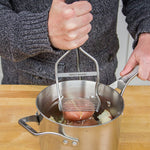 Kitchen Innovations Diamond Series Potato Masher, Black