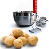 Kitchen Innovations Diamond Series Potato Masher, Red