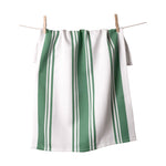 KAF Home Centerband Oversized Kitchen Towel, 100% Cotton, Mineral Green