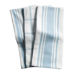 KAF Home Centerband/Basketweave/Windowpane Kitchen Towels, Set of 3, Sky