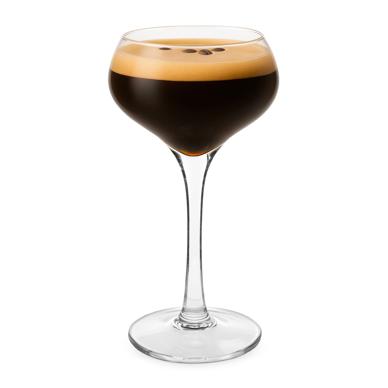 Final Touch Espresso Martini Flight Set - 4 Pieces - 4.75 oz (140 ml)