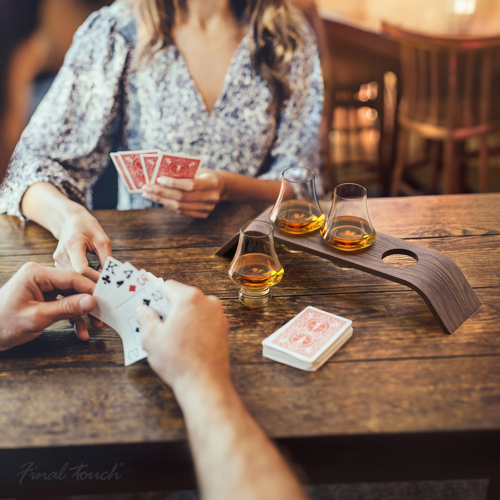 Final Touch 4 Piece Whiskey Flight Tasting Set