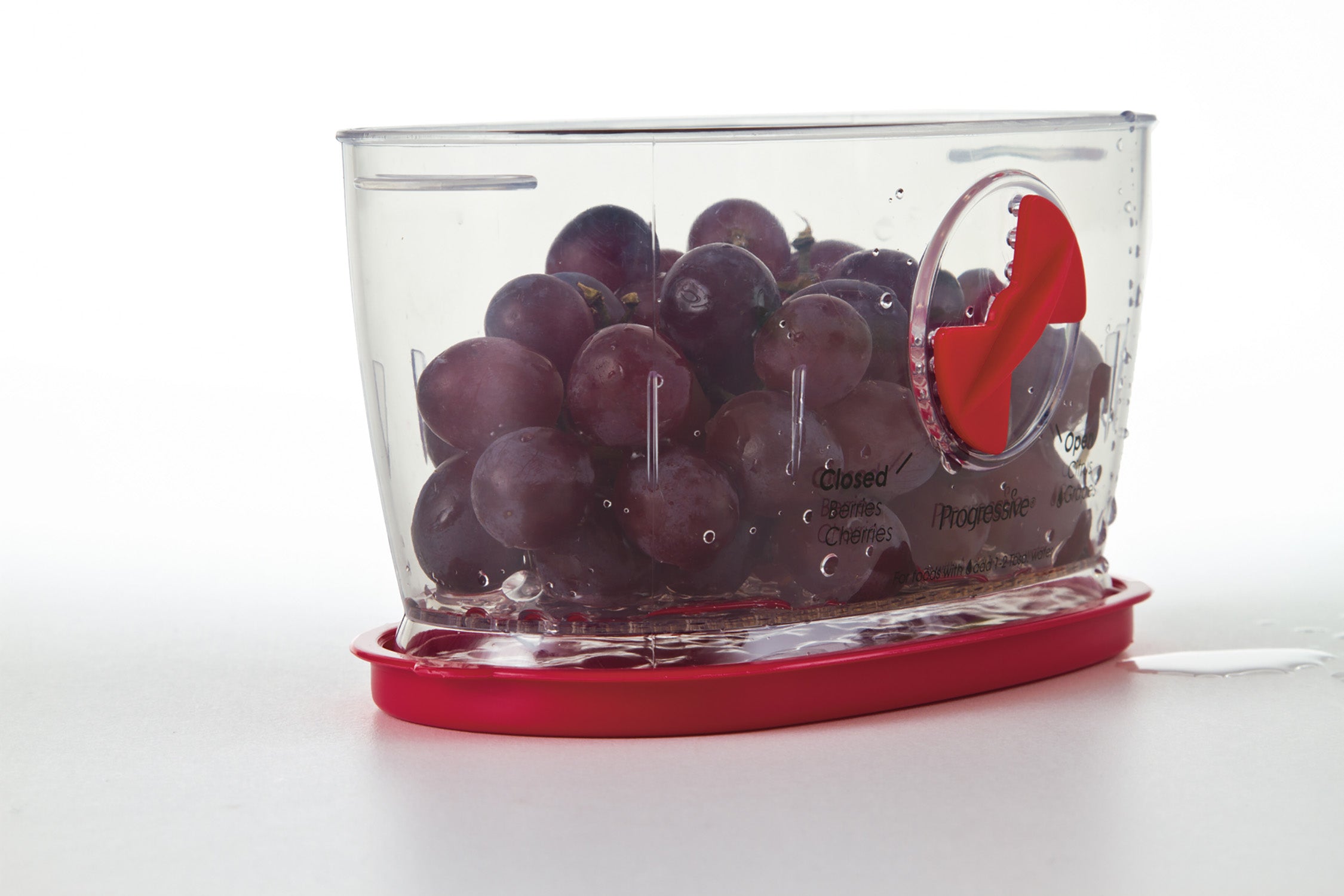 Progressive Berry Keeper – Produce Saver Container with Adjustable Vent, Colander Tray & Lid for Strawberries, Blueberries & More