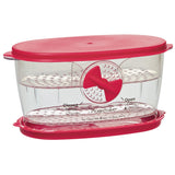 Progressive Berry Keeper – Produce Saver Container with Adjustable Vent, Colander Tray & Lid for Strawberries, Blueberries & More