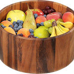 Zassenhaus Acacia Wood Salad Serving Bowl, Medium 11.8" diameter by 5.9" High