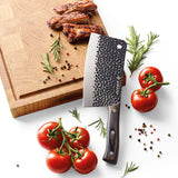 Zassenhaus Cleaver Chef's Knife, Wood Handle, 10.5"