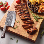 Zassenhaus Cleaver Chef's Knife, Wood Handle, 10.5"
