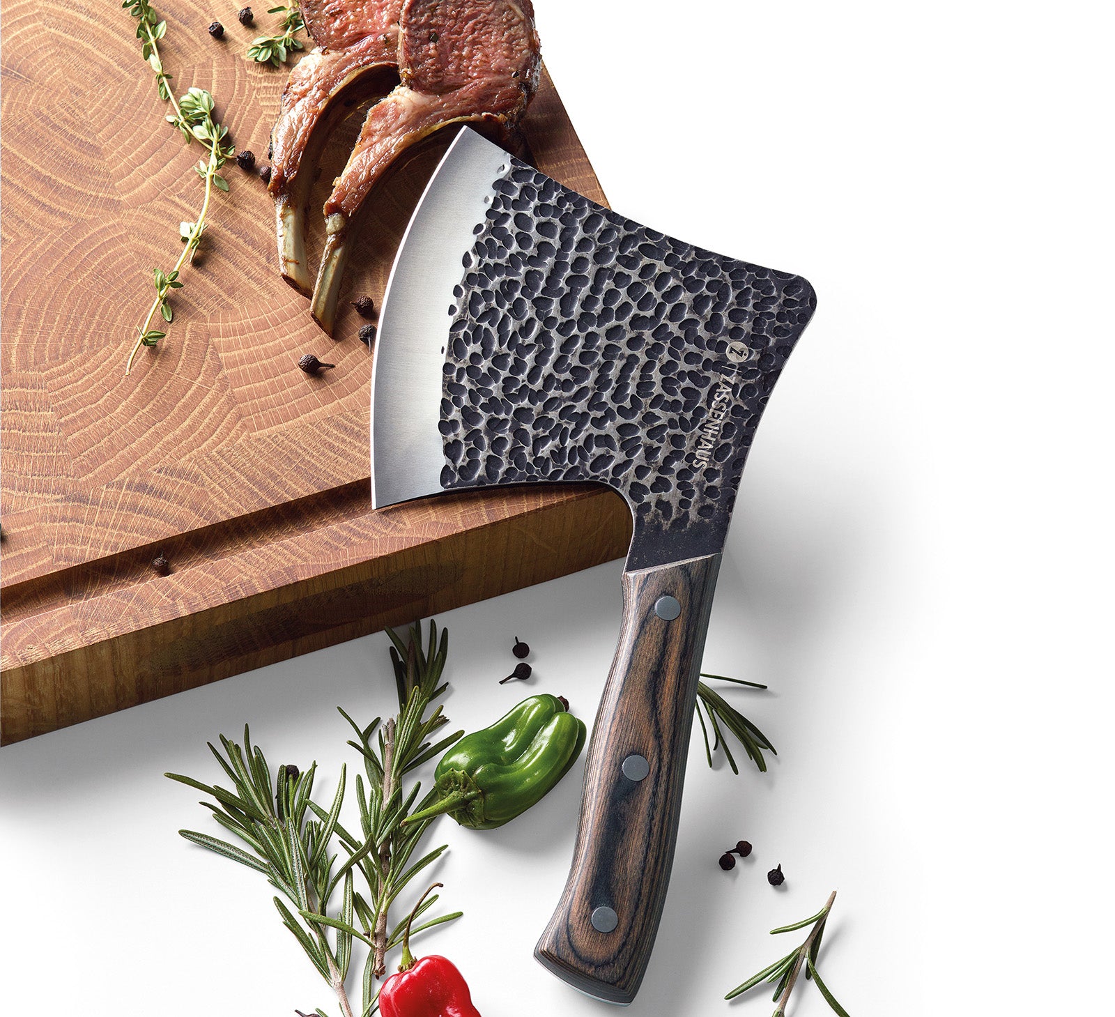 Zassenhaus Rover Chef's Knife, Wood Handle, 8.25"