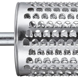 Zassenhaus Classic Drum Grater with Suction Base, 2 Grating Drums, Pestle, and Vegetable Cutter, Red