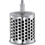 Zassenhaus Classic Drum Grater with Suction Base, 2 Grating Drums, Pestle, and Vegetable Cutter, Red