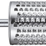 Zassenhaus Classic Drum Grater with Suction Base, 2 Grating Drums, Pestle, and Vegetable Cutter, Cream