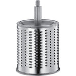 Zassenhaus Classic Drum Grater with Suction Base, 2 Grating Drums, Pestle, and Vegetable Cutter, Cream