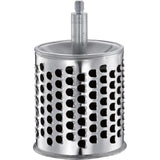 Zassenhaus Classic Drum Grater with Suction Base, 2 Grating Drums, Pestle, and Vegetable Cutter, Cream