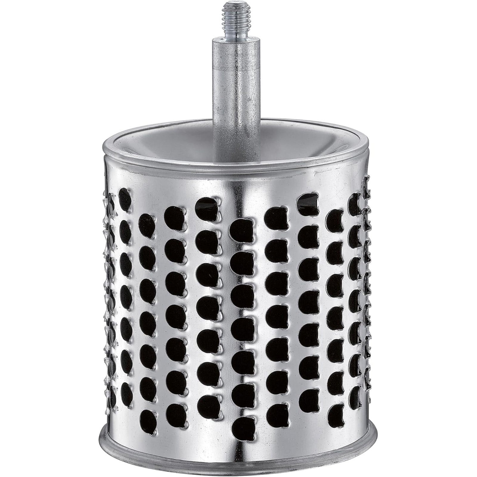 Zassenhaus Classic Drum Grater with Suction Base, 2 Grating Drums, Pestle, and Vegetable Cutter, Cream