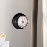 Zassenhaus Magnetic Retro 60 Minute Kitchen Timer, 2.75-Inch, Black