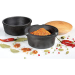 Zassenhaus Cast Iron Spice Grinder Set, Herb and Seed Grinder, 5.4" Diameter
