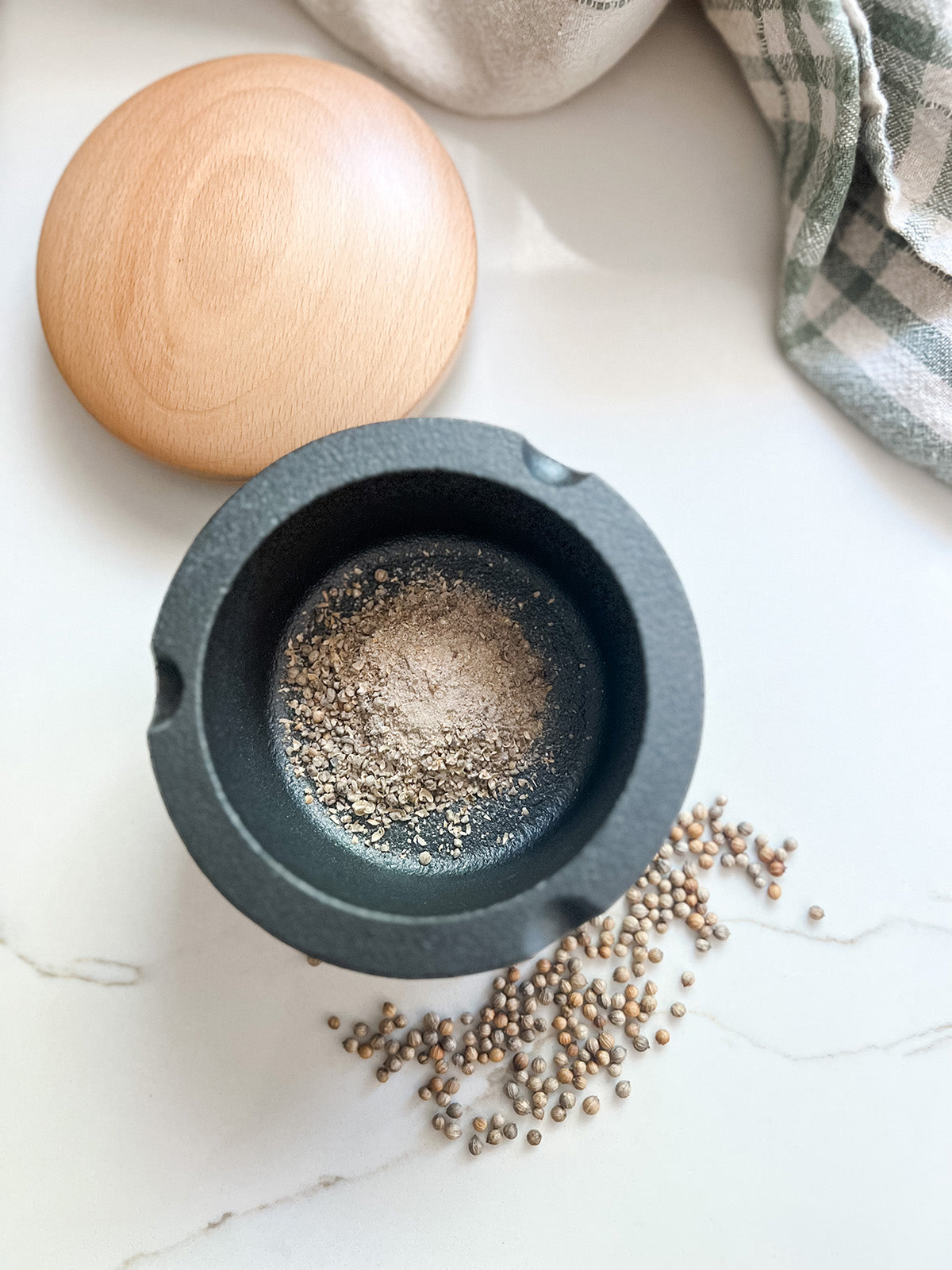 Zassenhaus Cast Iron Spice Grinder Set, Herb and Seed Grinder, 5.4" Diameter