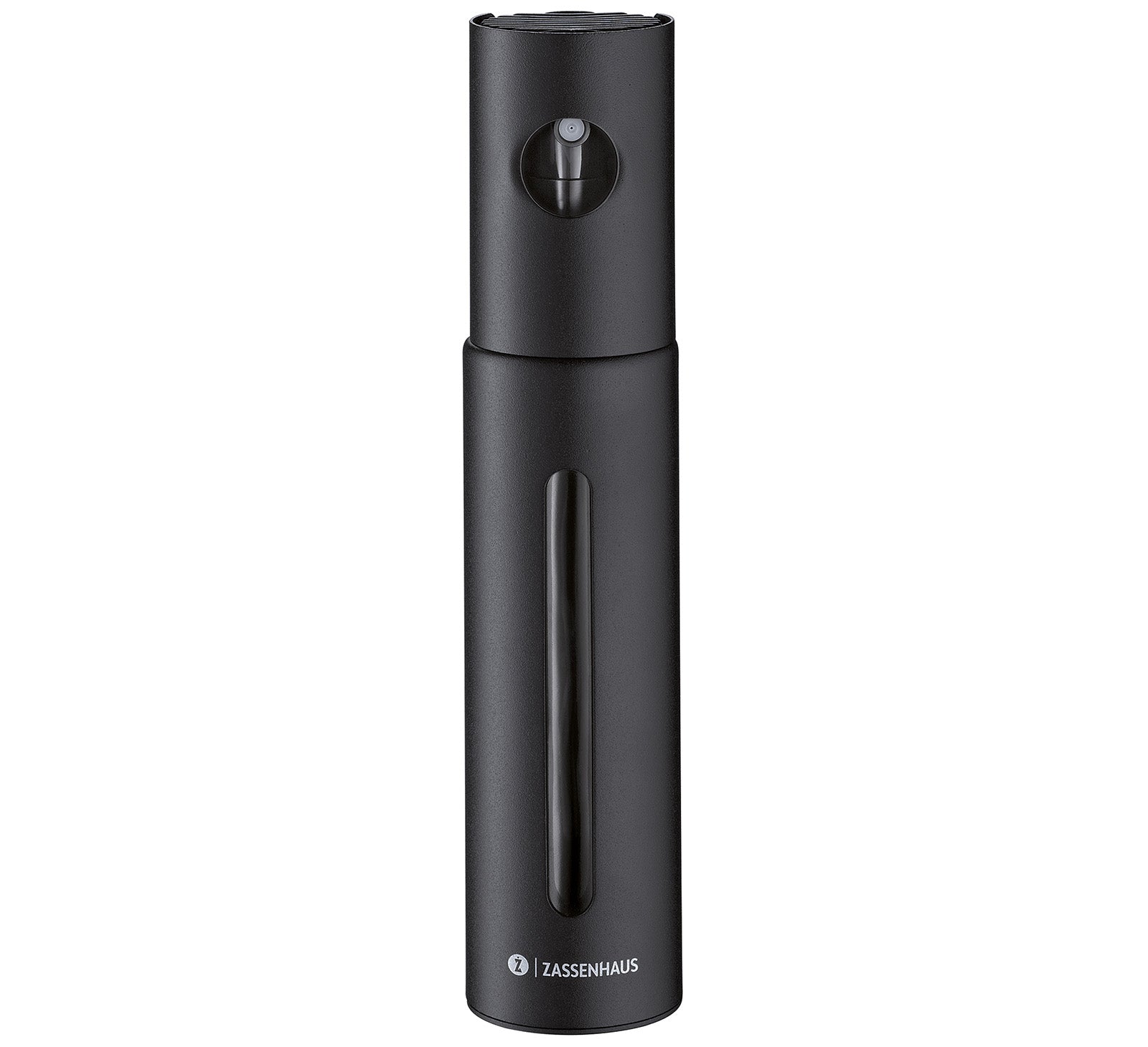 Zassenhaus Oleon Oil & Vinegar Sprayer, 7.5" H x 1.65", Black