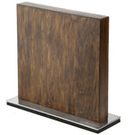 Zassenhaus Magnetic Wood Knife Block for Counter, Ash