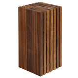 Zassenhaus Slotted Wood Knife Block, Holds 12 Knives, Walnut