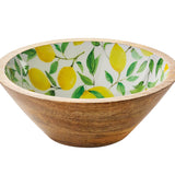 Zassenhaus Mango Wood Lacquered Small Serving Bowl, 8" x 3"