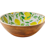 Zassenhaus Mango Wood Lacquered Large Serving Bowl, 13.75" x 4.7"