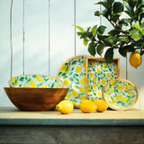 Zassenhaus Mango Wood Lacquered Serving Dish, 13.75" x 2.4", Lemon