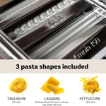 Marcato Atlas Ampia 150 Pasta Machine, Made In Italy, Silver