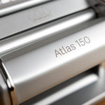 Marcato Atlas 150 Pasta Machine with Cutter, Hand Crank, and Instructions, Made in Italy, Ice