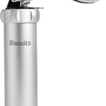 Marcato Atlas Biscuit Maker Press, Includes 20 Cookie Disc Shapes, Silver